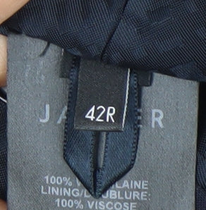 Jaeger Men's Blue Striped Blazer, 42 Regular Fit