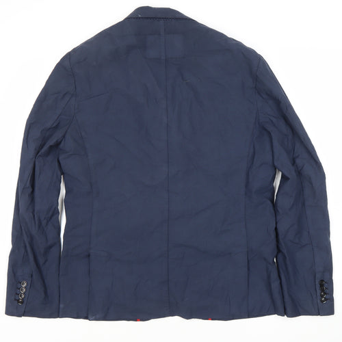 Iceberg Men Blue Blazer - Size UK 44, Casual Style
