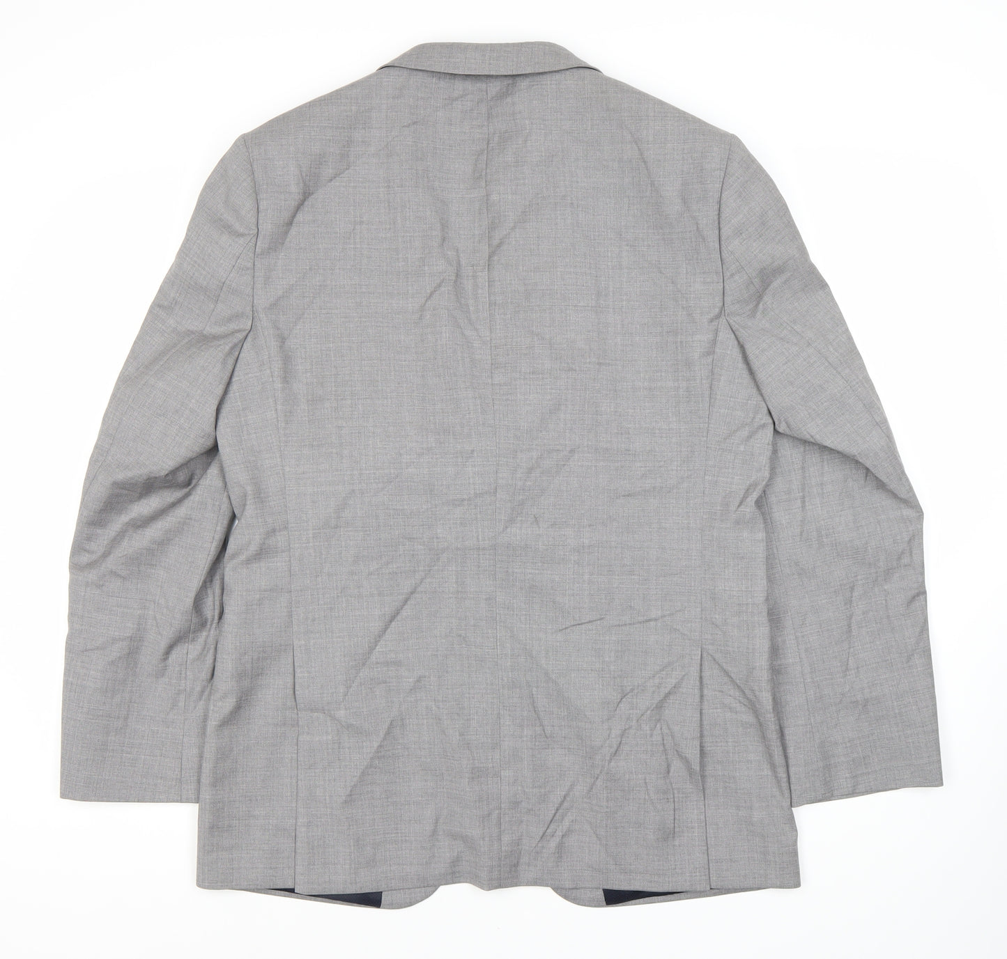 Austin Reed Men's Grey Blazer 40R Single-Breasted Notch