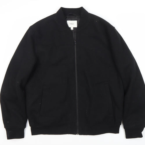 Marks and Spencer Men's Black Basic Jacket, L 41"-43"