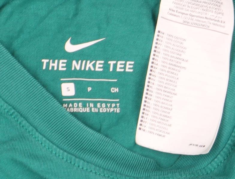 Nike Men's Green Graphic Print T-Shirt, Size S