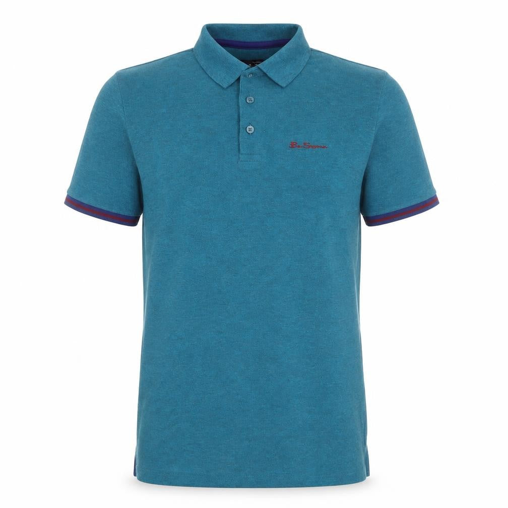 Ben Sherman Boys Blue Polo Shirt, Size 14-15 Years