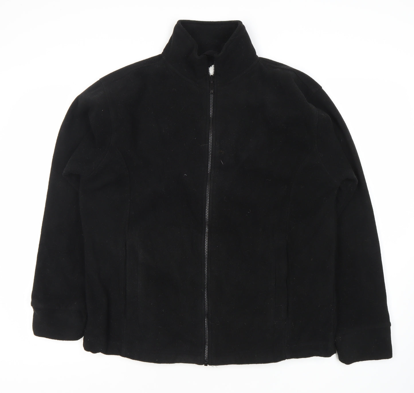 ØRN Men's Black Fleece Jacket, Size S, Casual