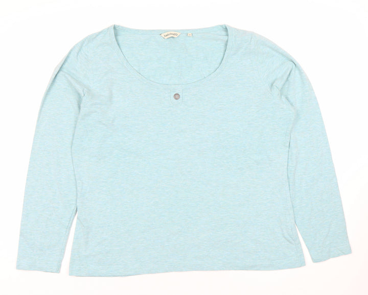 Hawkshead Women's Blue Long Sleeve T-Shirt Size 20