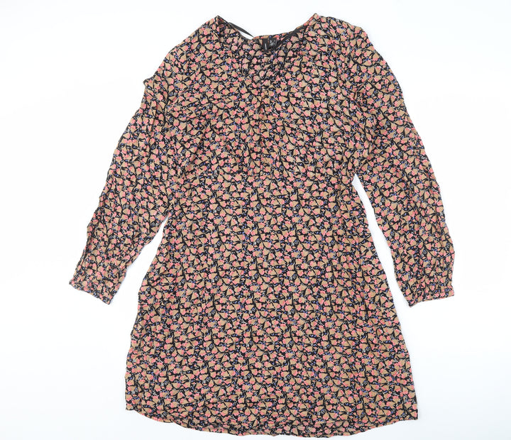 Vero Moda Women's Multicoloured Floral Dress Size 12