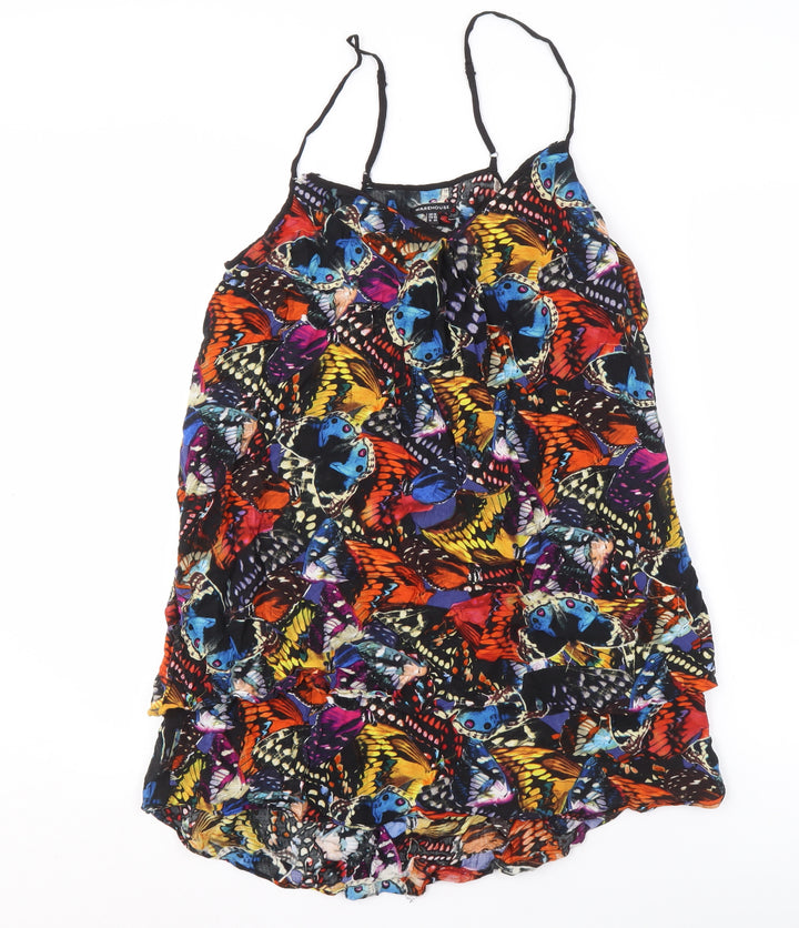 Warehouse Women's Multicoloured Camisole Tank, Size 18