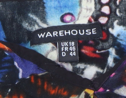 Warehouse Women's Multicoloured Camisole Tank, Size 18