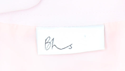 BHS Women's Pink Midi Pencil Skirt Size 12