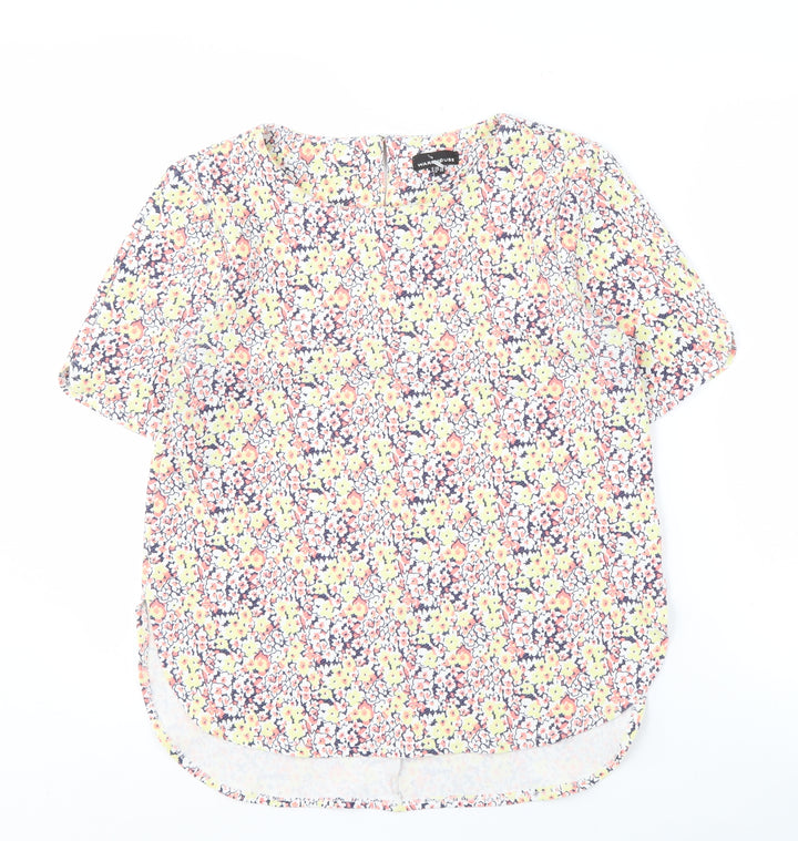 Warehouse Women's Multicoloured Floral Blouse Size 12