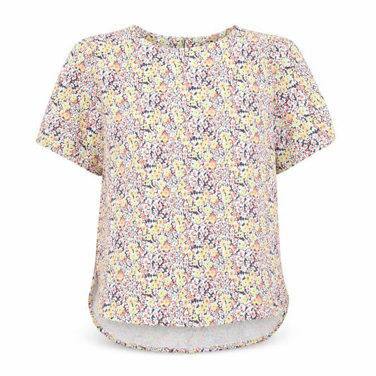 Front view of Warehouse Women's Multicoloured Floral Blouse, size 12