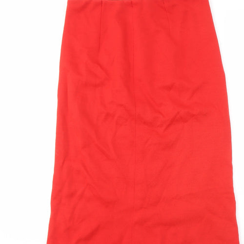Ladies Pride Women's Red Midi Pencil Skirt, Size 14