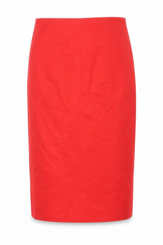 Ladies Pride Women's Red Midi Pencil Skirt, Size 14