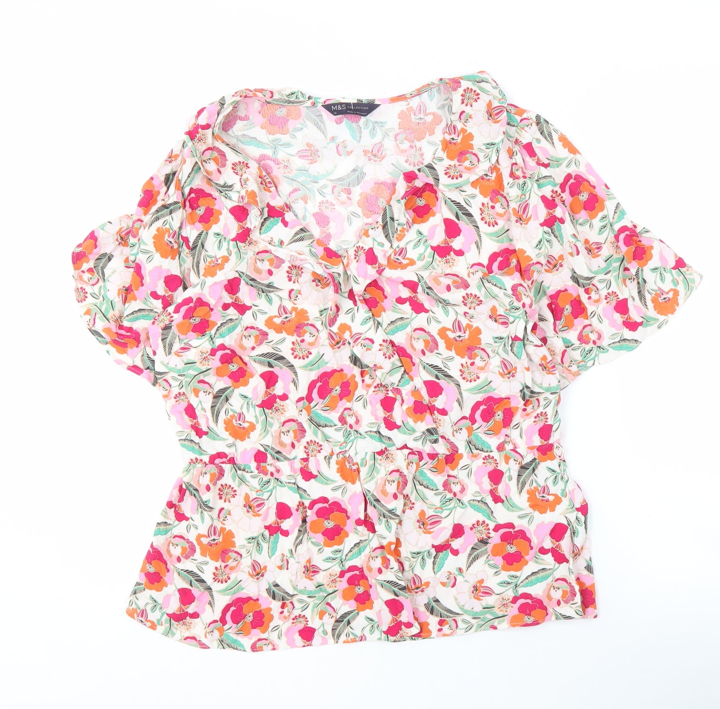 Marks and Spencer Women's Floral Blouse Size 14