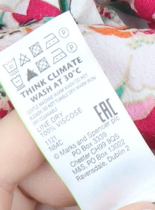 Marks and Spencer Women's Floral Blouse Size 14