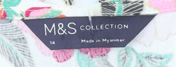 Marks and Spencer Women's Floral Blouse Size 14