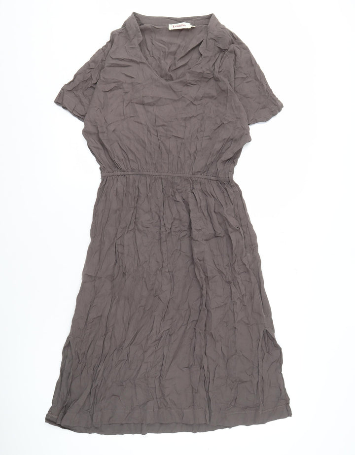 Louche Women's Grey Sheath Dress Size 12