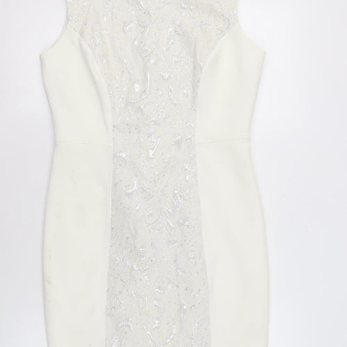Cynthia Rowley Women's Ivory Sheath Dress Size 10