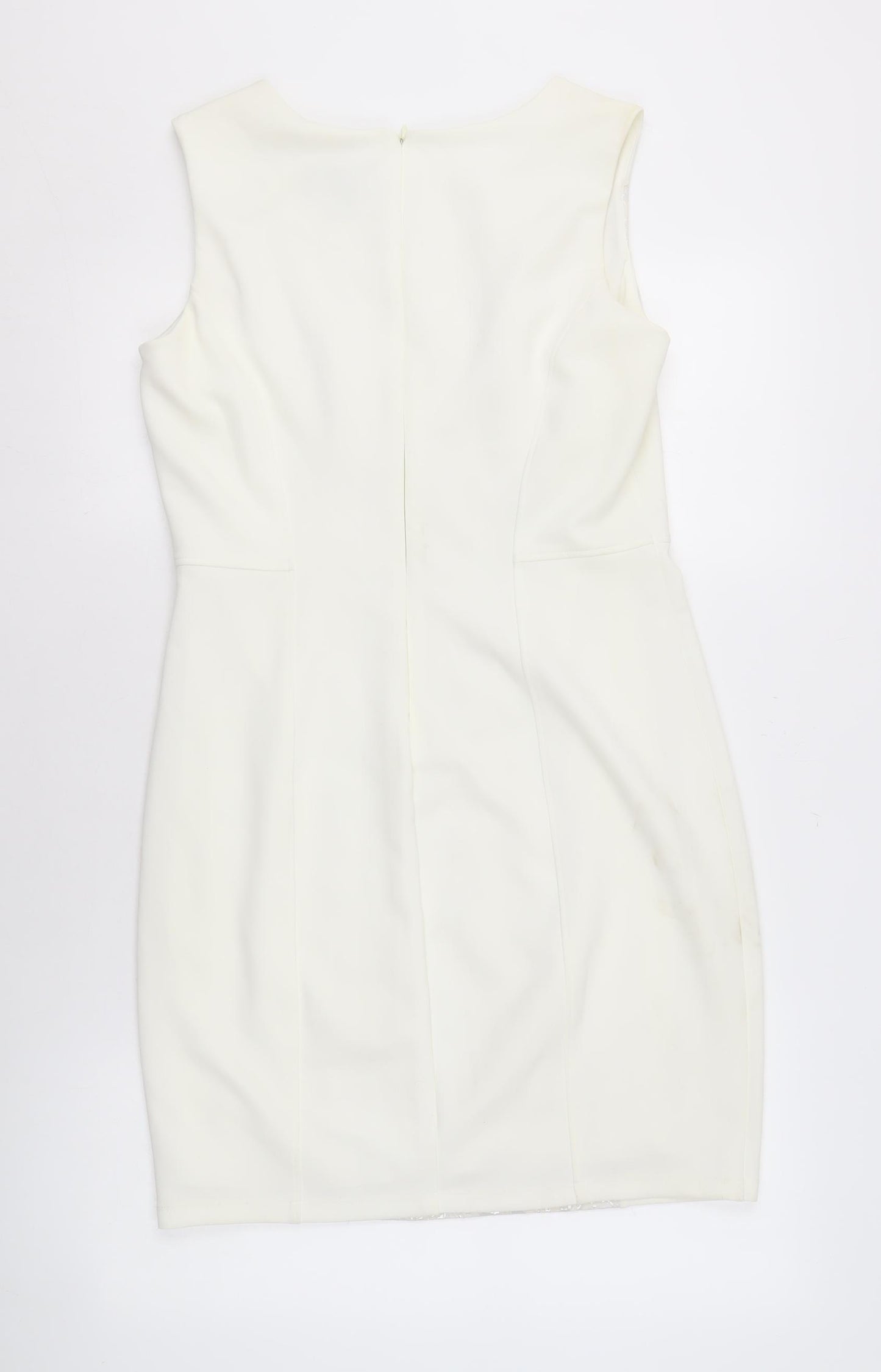 Cynthia Rowley Women's Ivory Sheath Dress Size 10