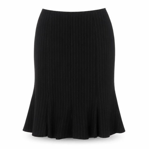 Marks and Spencer Women's Black Trumpet Skirt - Size 10
