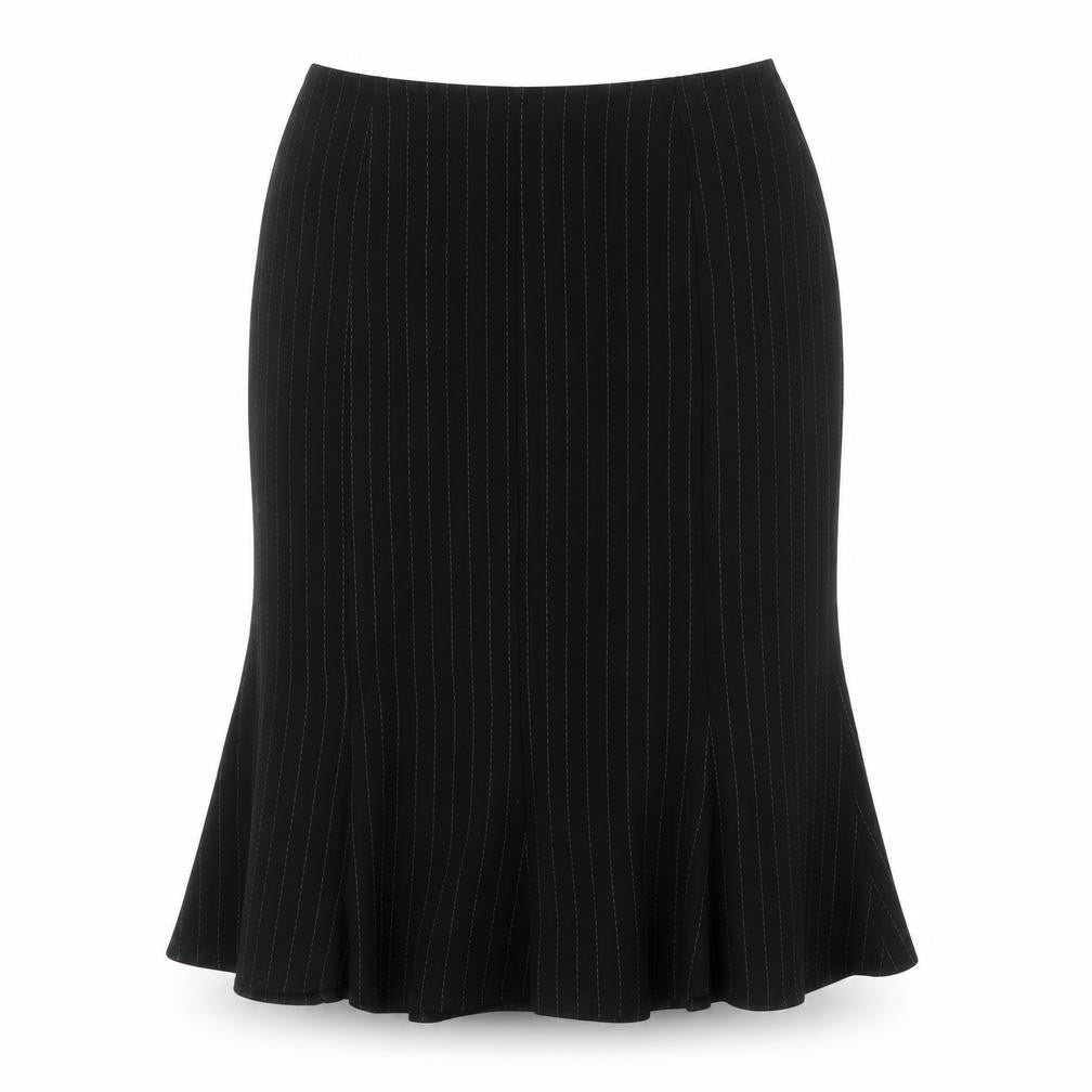 Marks and Spencer Women's Black Trumpet Skirt - Size 10
