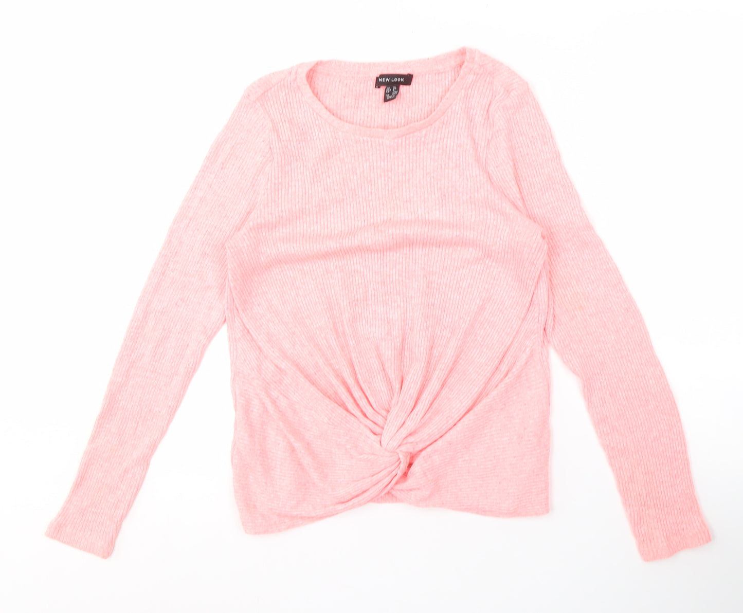 New Look Women's Pink Pullover Jumper, Size 12