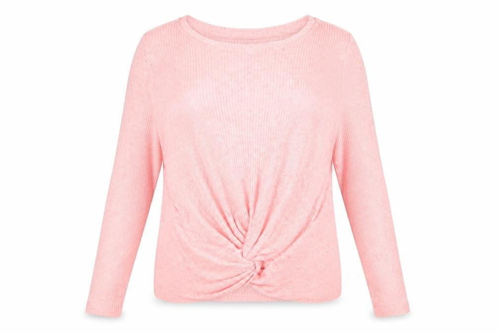 Front view of New Look Women's Pink jumper, size 12