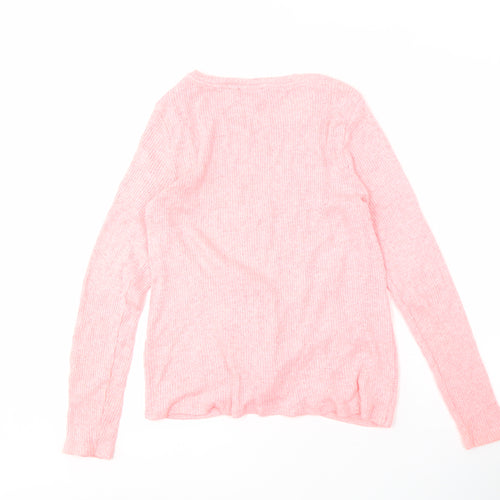 New Look Women's Pink Pullover Jumper, Size 12