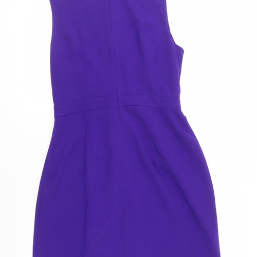 Oasis Women's Purple Sheath Dress Size 10