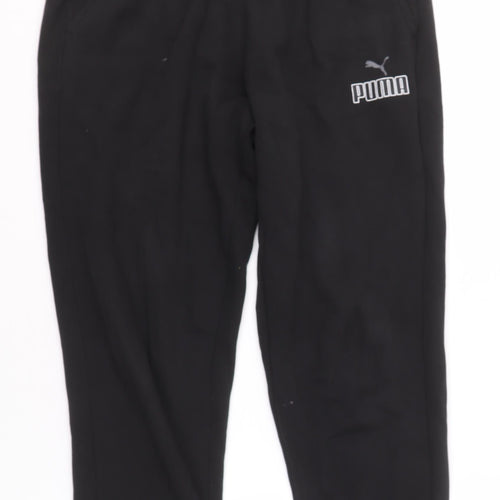 Puma Men's Black Joggers L Regular Fit