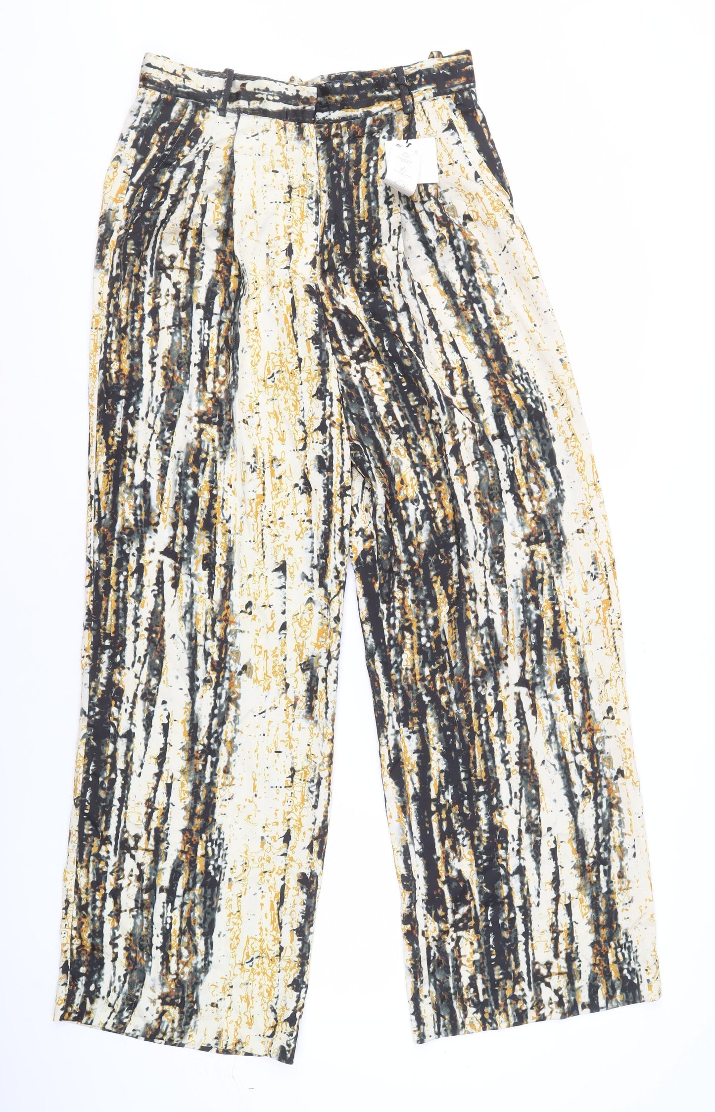 Zara Women's Multicoloured Geometric Trousers M
