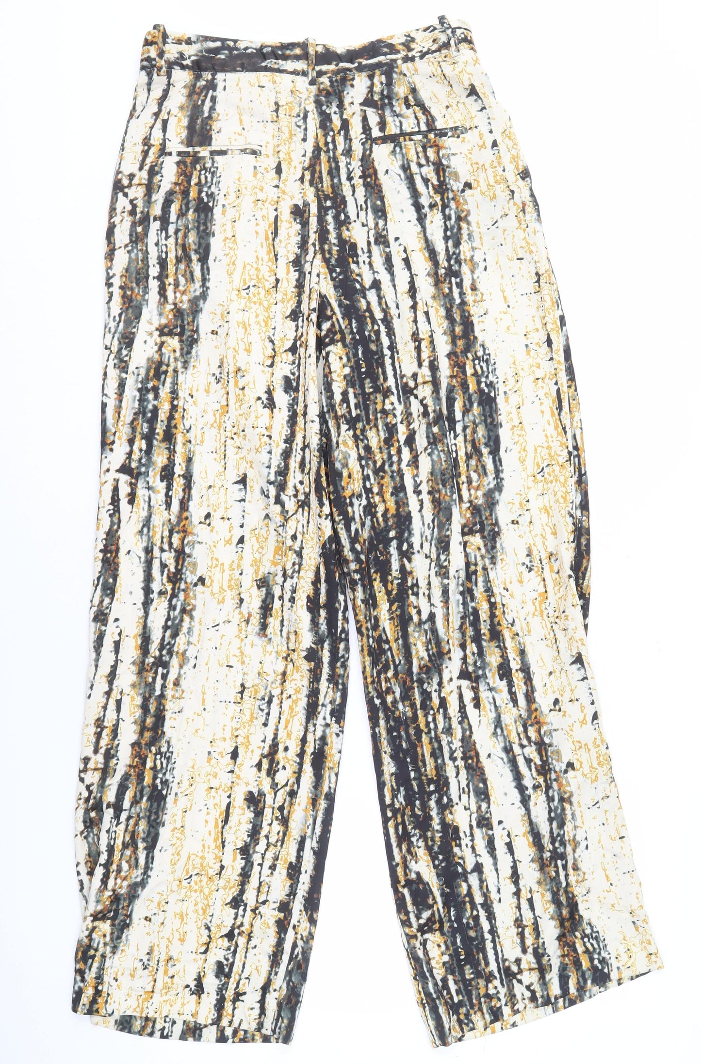 Zara Women's Multicoloured Geometric Trousers M