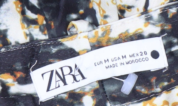 Zara Women's Multicoloured Geometric Trousers M