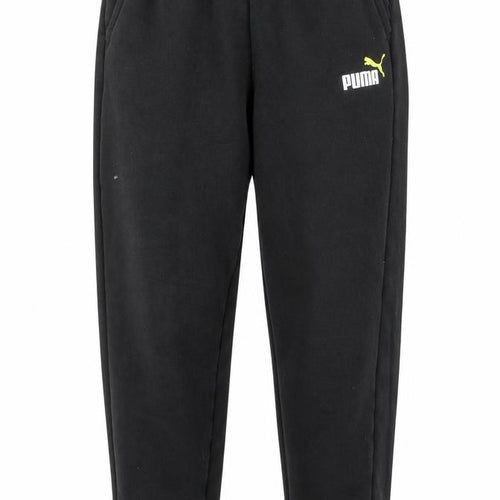 Puma Boys Black Jogger Trousers, Size 146 - Ideal for Comfort