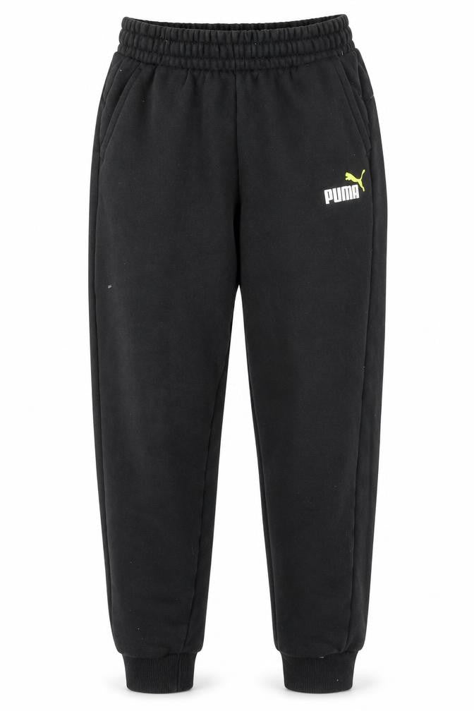 Puma Boys Black Jogger Trousers, Size 146 - Ideal for Comfort