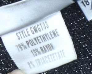 Gold by Michael H Women's Black Trousers Size 18