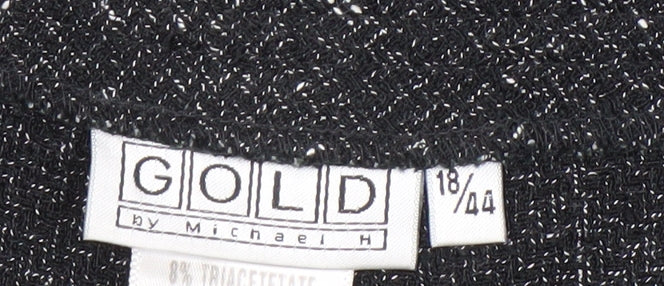 Gold by Michael H Women's Black Trousers Size 18