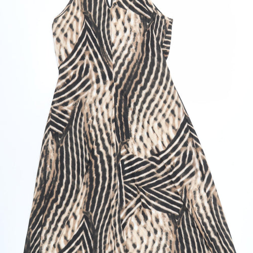 Star by Julien Macdonald Women's Multicoloured Animal Print Beaded Dress