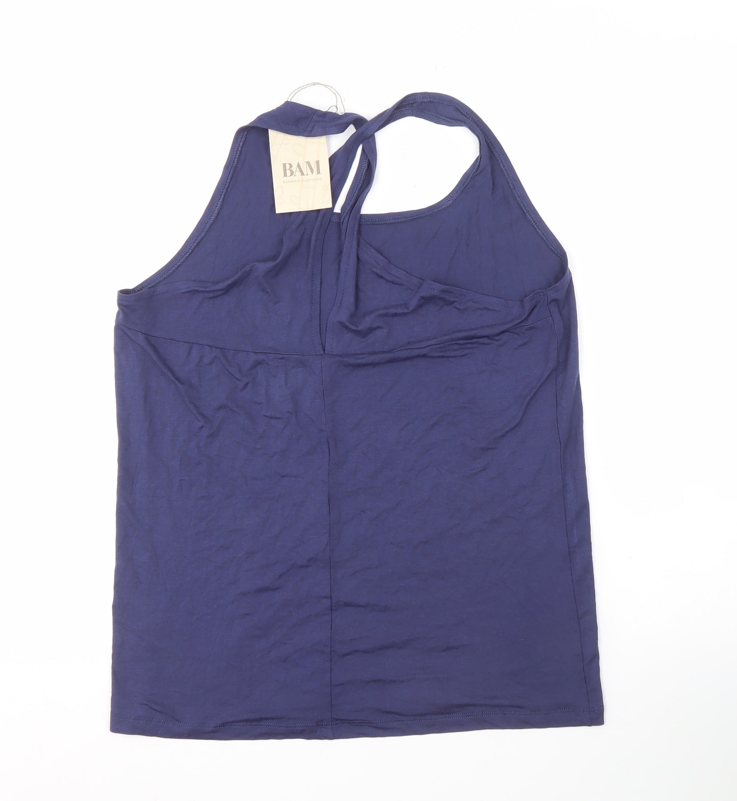 BAM Women's Blue Racerback Tank Top Size 14