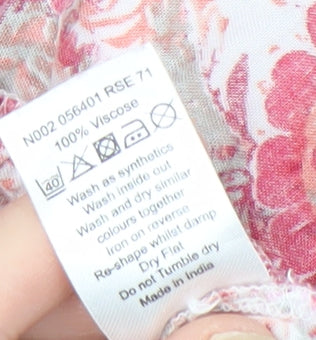 Bm Casual Women's Multicoloured Floral Blouse Size 12