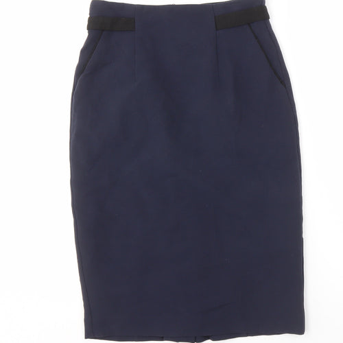 Jasper Conran Women's Blue Pencil Skirt Size 8