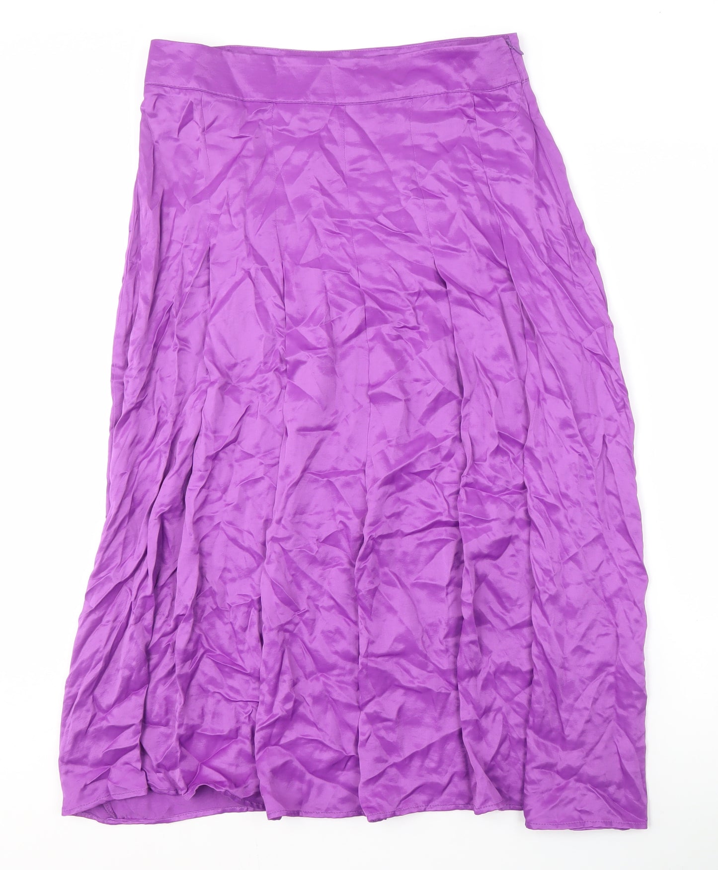 Zara Women’s Purple Pleated Long Skirt XL