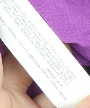 Zara Women’s Purple Pleated Long Skirt XL