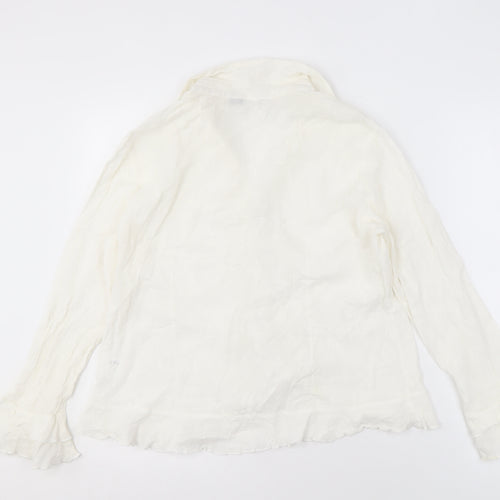 Marks & Spencer White Cotton Blouse Women's Size 18