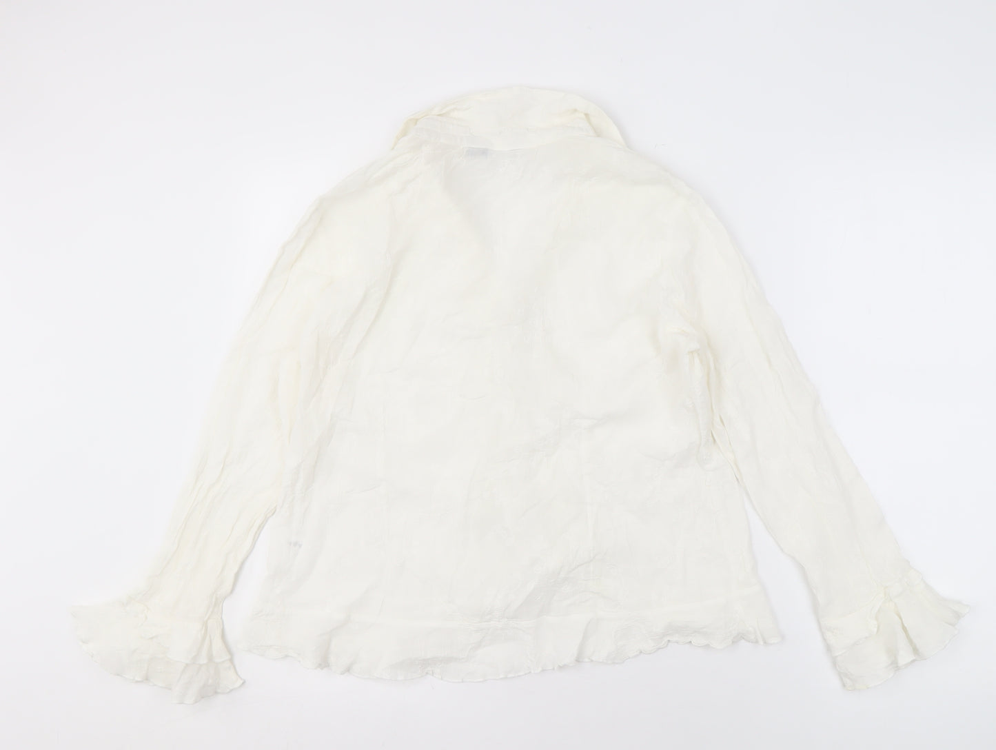 Marks & Spencer White Cotton Blouse Women's Size 18