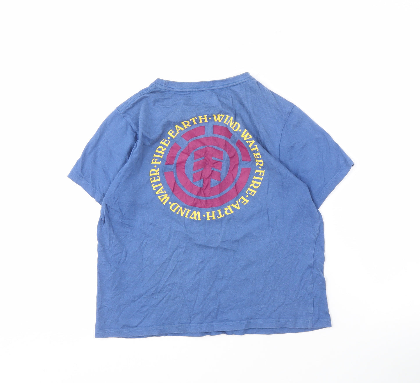 Element Unisex Blue T-Shirt Size 12 Crew Neck Casual