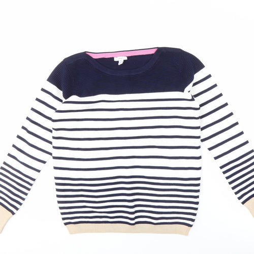 Spirit Women's Multicoloured Striped Pullover Jumper Size 14