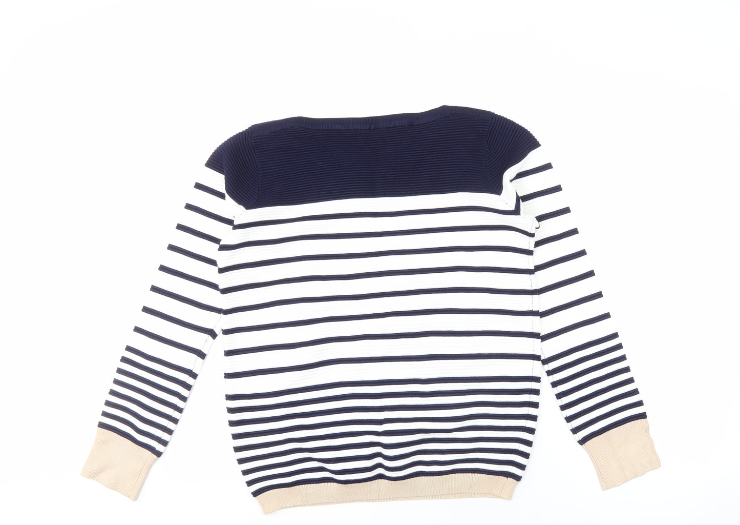 Spirit Women's Multicoloured Striped Pullover Jumper Size 14