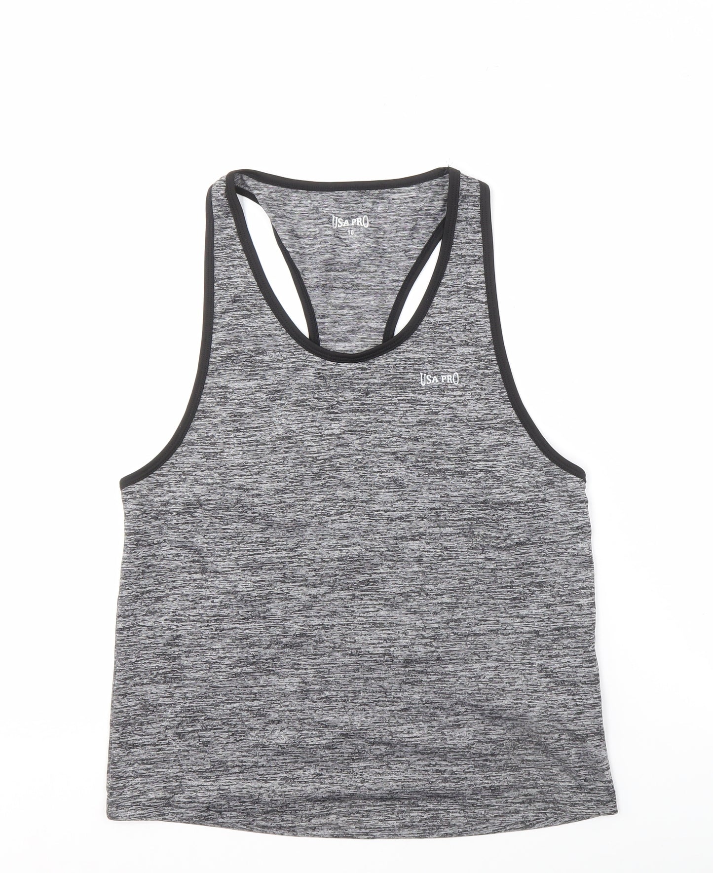USA Pro Women's Grey Tank Top Size 10, Gym Essential