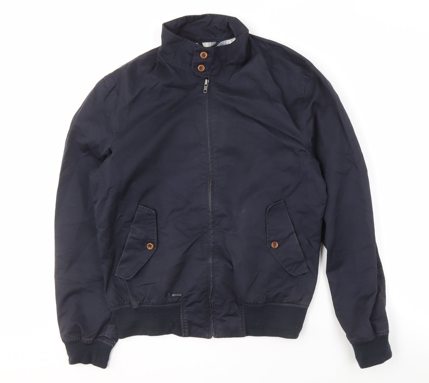 River Island Men’s Blue Bomber Jacket Medium