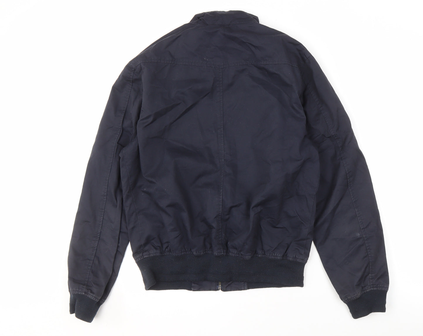 River Island Men’s Blue Bomber Jacket Medium